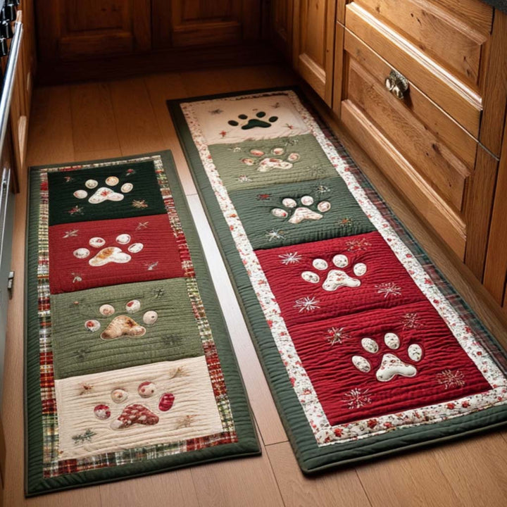 Jillian - 2-Piece Kitchen Mat Set - Cosy Paw Prints