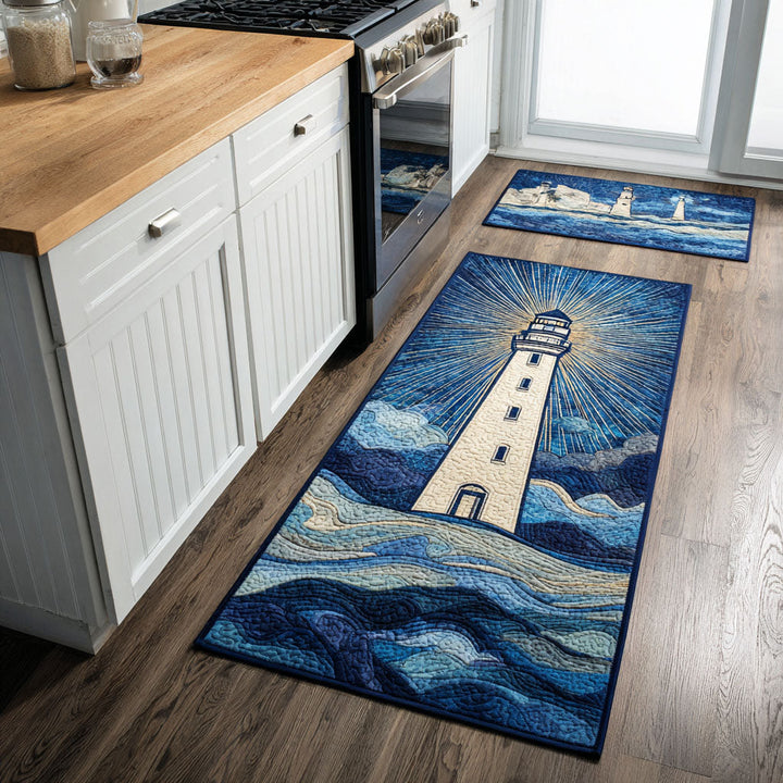 Leila - 2-Piece Kitchen Mat Set - Morning Lighthouse