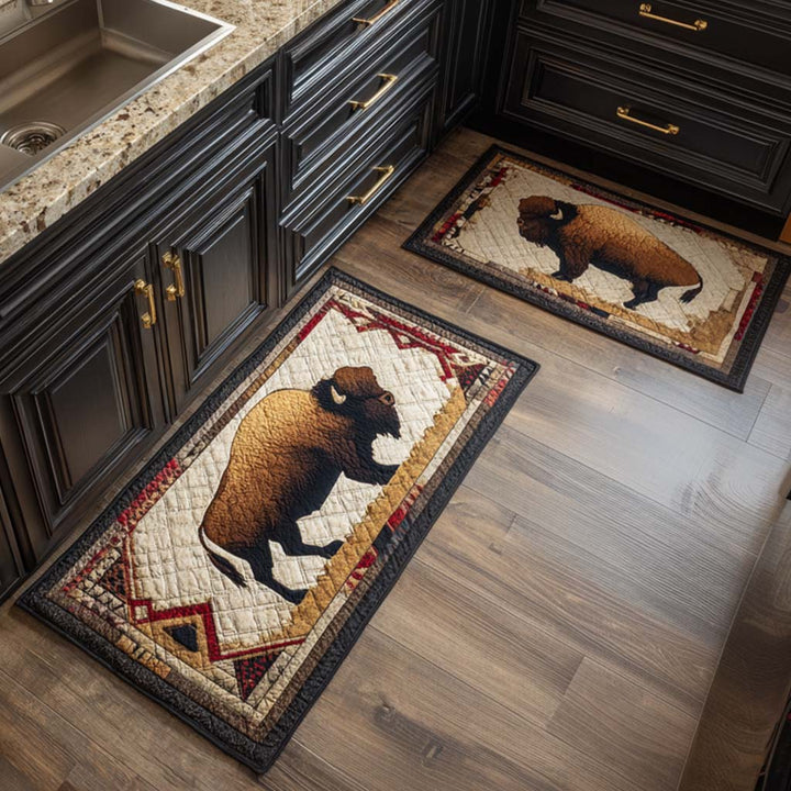 Lindsay - 2-Piece Kitchen Mat Set - Spirit Bison
