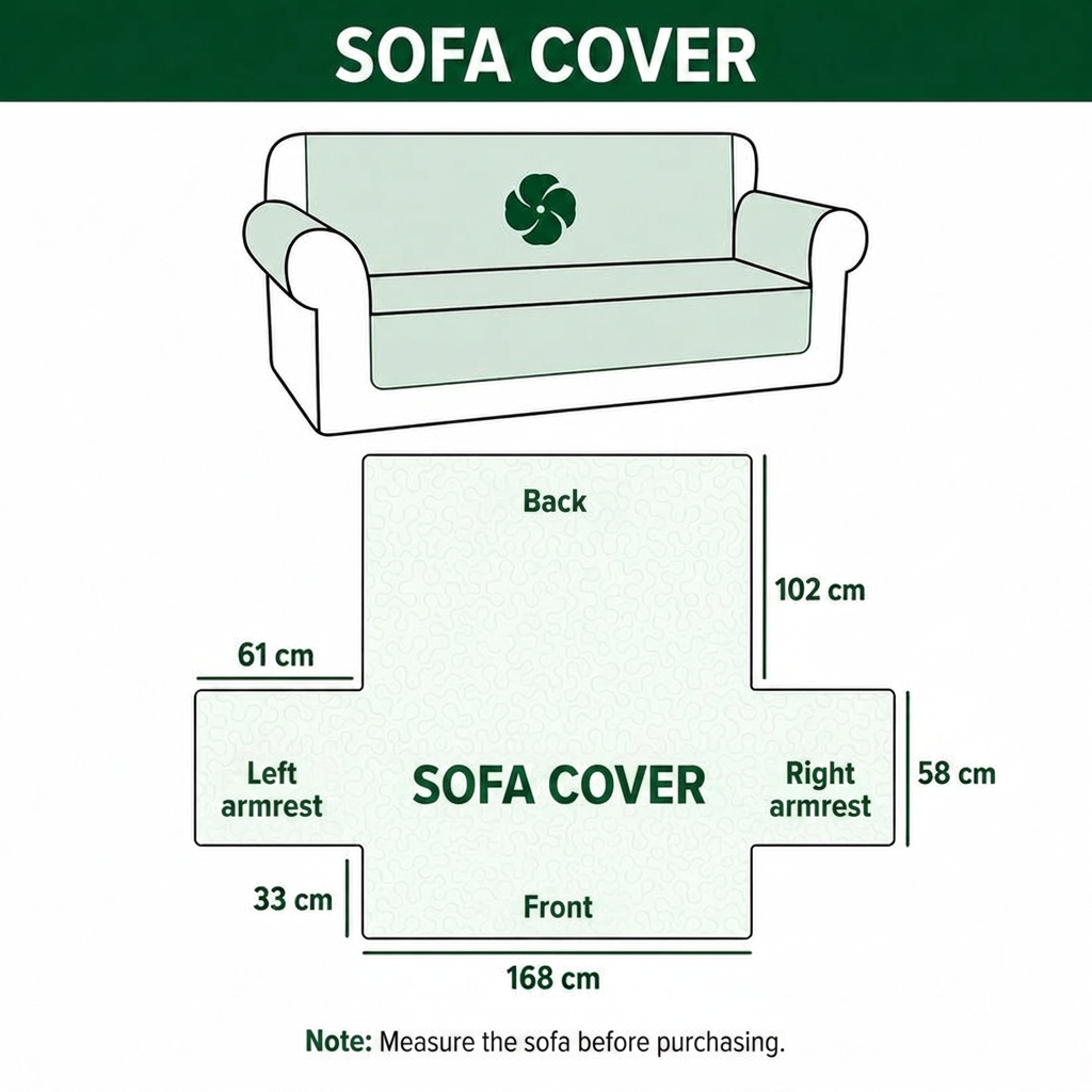 Rocio - Quilted Sofa Cover Rustic