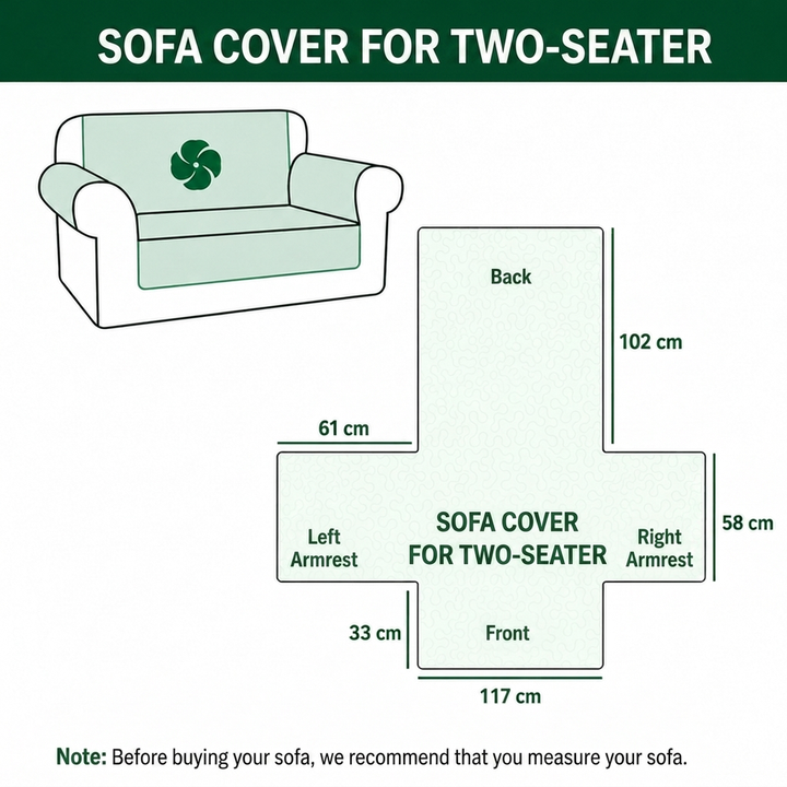 Juanita - Quilted Sofa Cover Tree and Roots