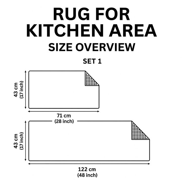 Oaklyn - 2-Piece Kitchen Mat Set - Golden Lighthouse