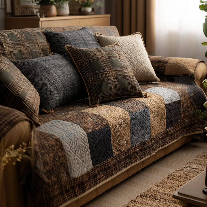 Trixie - Quilted Sofa Cover Cosy