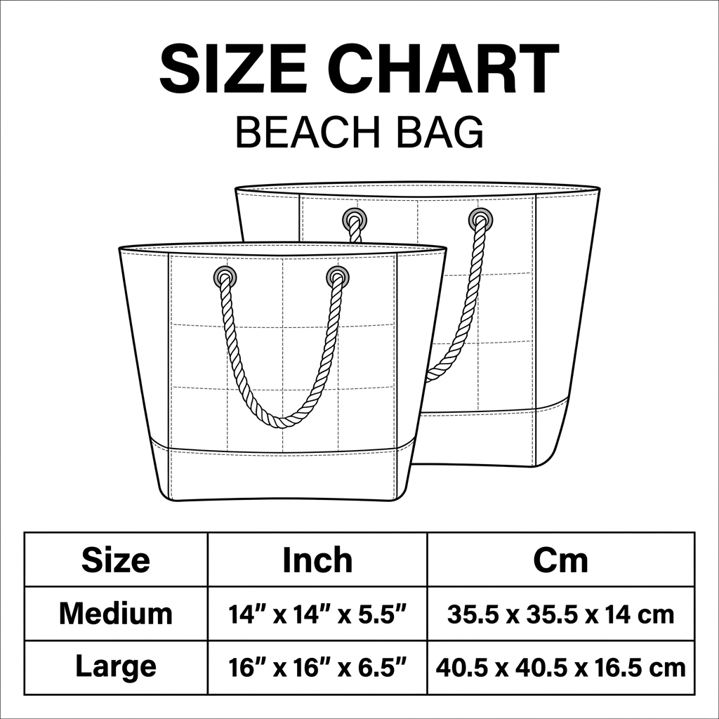 Handmade Beach Bag - Farmyard Roosters